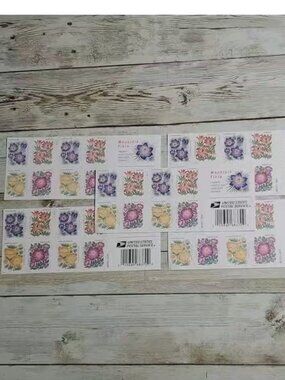 100 Mountain Flora 2022 Forever Postage Stamps US Postal USPS Flowers Weddings